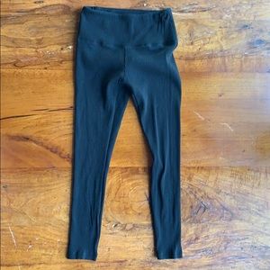 Pink Victoria’s Secret Black Corduroy Leggings